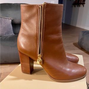 Michaels Kors Leather Ankle Booties